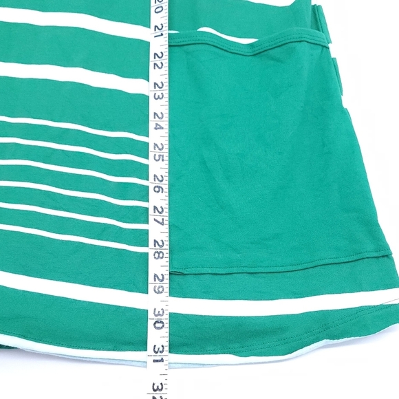 FP Free People Hot Shot Mini Dress Romper Stripe Green Pickleball - Picture 10 of 11